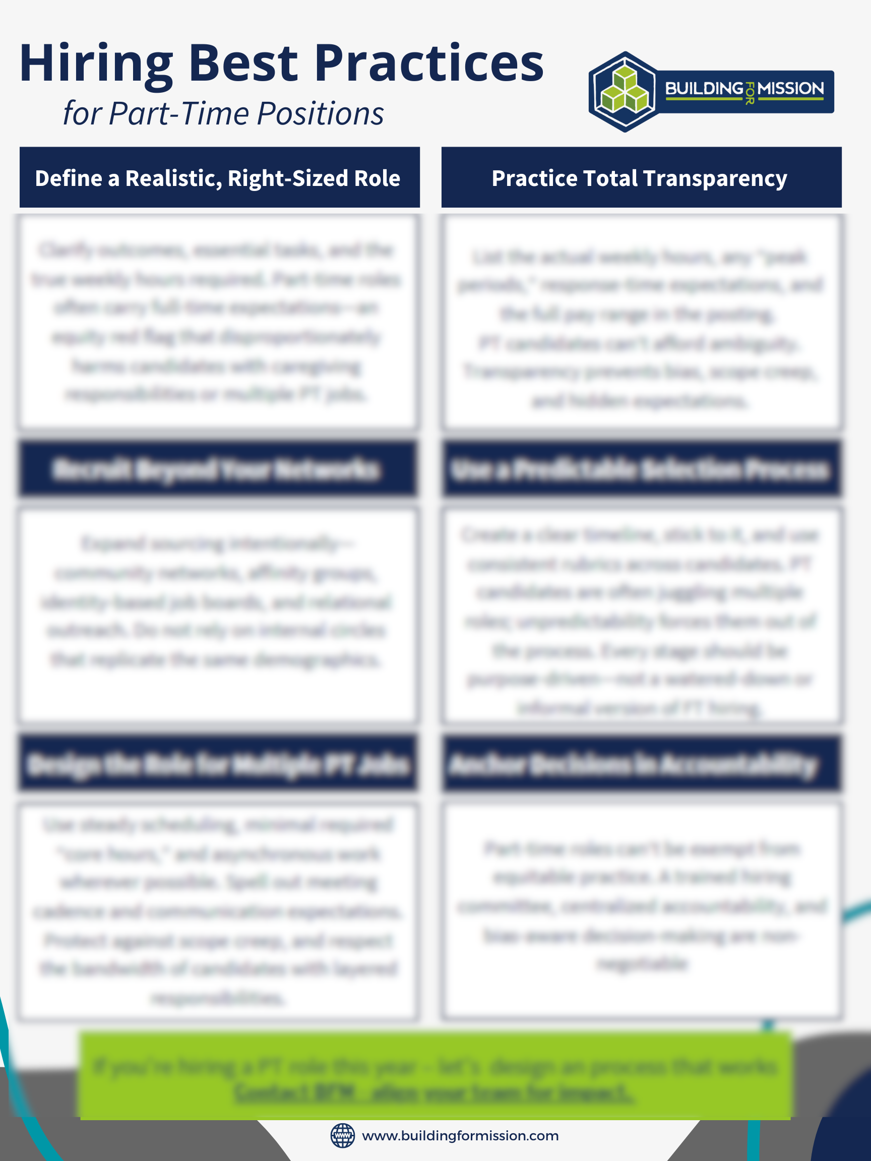 Preview - BFM Best Practices for PT Hiring